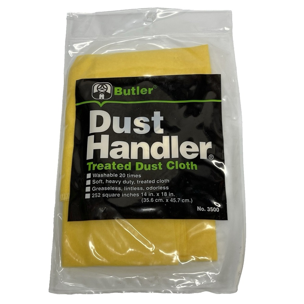 Butler‎ Dust Handler Treated Cloth 14x18 Heavy Duty Dusting 100% Cotton Washable